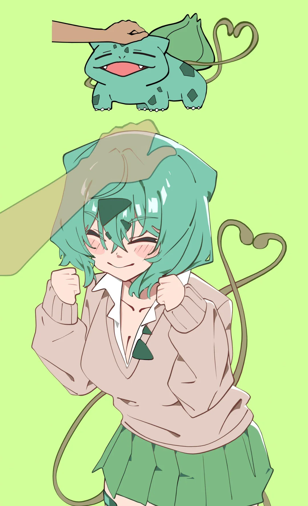 Gyaru Bulbasaur fan art